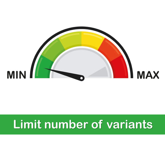 Nombre minimum/maximum de variantes (limiter les variantes)