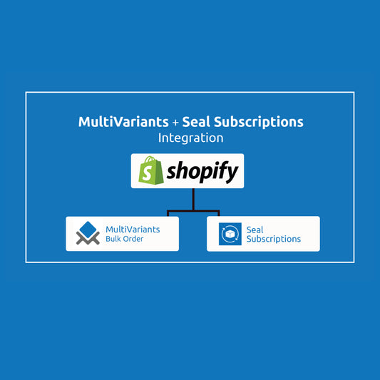 Démonstration d'intégration de MultiVariants et Seal Subscriptions